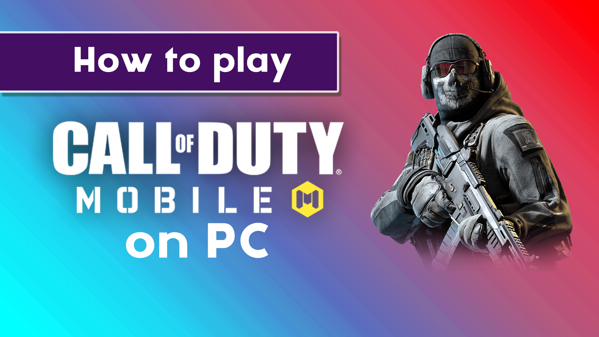 play call of duty mobile on pc
