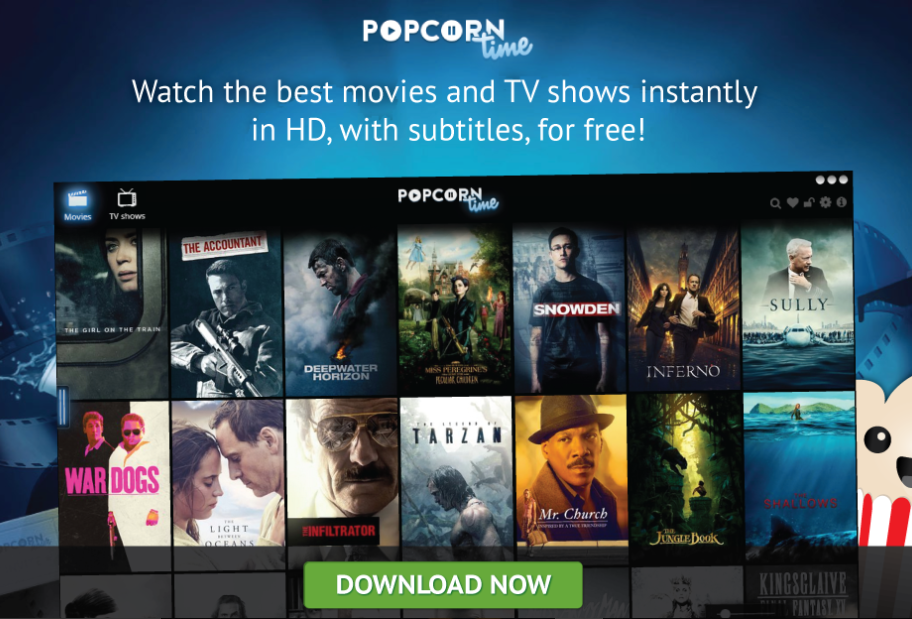 Popcorn Time APK for Android & Windows