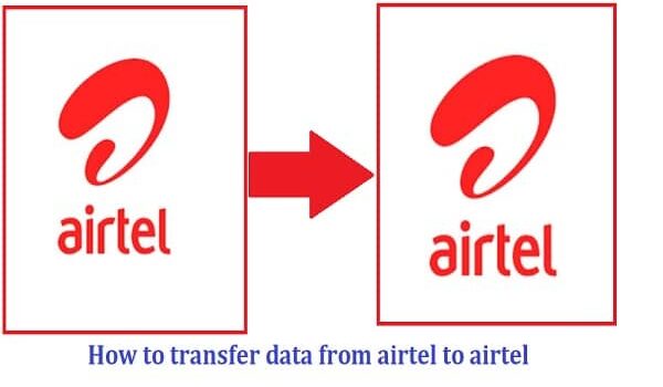 How to transfer data from airtel to airtel