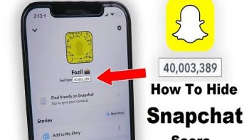 How to Hide Snapchat Score