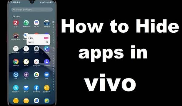 How to hide apps in vivo