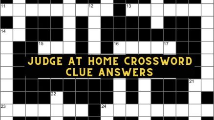 Judge At Home Crossword Clue Answers