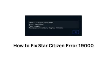 How to Fix Star Citizen Error 19000