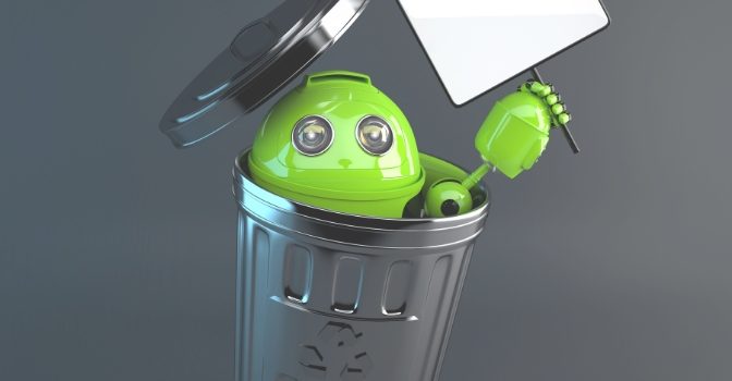 where is recycle bin on android