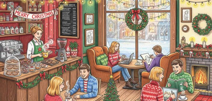 Starbucks Christmas cafe