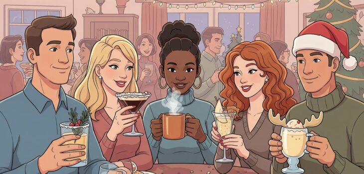 winter cocktails holiday drinks