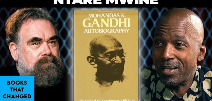 Ntare Guma Mbaho Mwine discussing Gandhi's Autobiography on Books That Changed My Life
