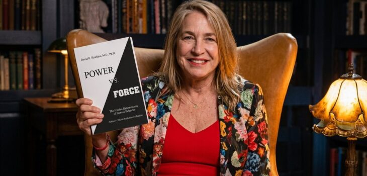 filmmaker Marcia Kimpton reflecting on consciousness frequency and spiritual transformation through literature