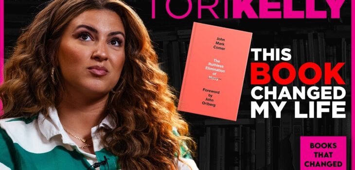 singer Tori Kelly reflecting on slowing down faith and motherhood through John Mark Comer's book