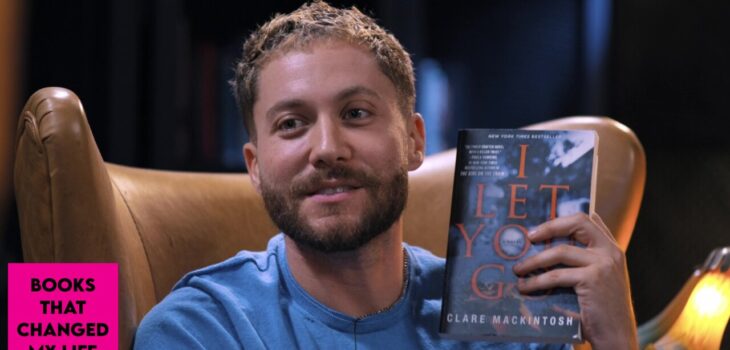 pop singer Jordy reflecting on empathy healing and self-love through Claire Mackintosh's psychological thriller